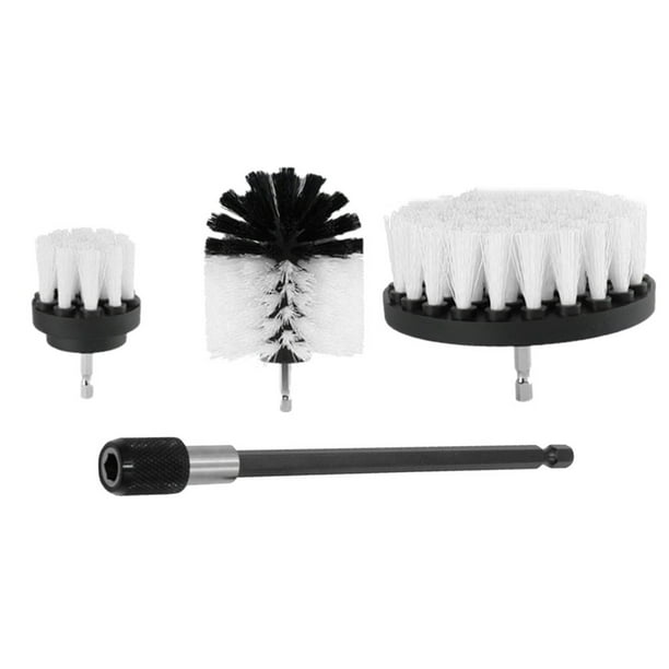 Kit de Taladro de Cepillo EléCtrico para Alfombras Limpiador Multiusos Herramientas de Limpieza de NeumáTicos para AutomóViles Cepillos de Fregador de BañO con Extensor B