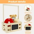 thumbnail image 4 of Wooden Baby Shower Crate Closet With blackboard Wooden Crate with Handle, Baby Storage Crate, Baby Welcome Box, Newborn Boy Girl Welcome Gift Basket, Maternity Gifts for New Parents, 4 of 11