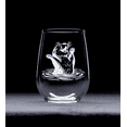 thumbnail image 3 of C&M Personal Gifts 17 oz Otter Stemless Wine Glass (Style O6), 3 of 5