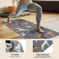 thumbnail image 4 of Dalmatian Corgi Bulldog Hot Yoga Mat Towel Non Slip for Hot Yoga - Quick-Drying Yoga Mat Cover with 4 Corner Pockets with Travel Bag - Hot Yoga Towel Non Slip 74"x26", 4 of 6