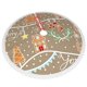 thumbnail image 3 of Faldas para árbol de Navidad de 48 pulgadas con texto "Merry Christmas", tapete para árbol de Navidad para vacaciones de invierno, falda para árbol de Navidad para decoraciones navideñas rústicas, 3 of 8