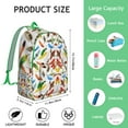thumbnail image 5 of Lovely Bohemian-Style Backpack: Practical and Featuring a Front Pocket, Suitable for University, Work, Travel; a Thoughtful Bohemian Gift for Friends and Family., 5 of 5