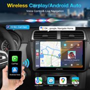 Carpuride 10.1 Double Din CarPlay Android Auto Stereo Detachable Screen