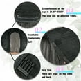 thumbnail image 3 of WINSKY Bob Wig Glueless Wigs 12”Heat Friendly Synthetic Lace Front Wig 150 Density Black Short Wigs for Black Women, 3 of 7