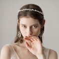 thumbnail image 1 of Diadema De cabellero Banda Cabello Floral Con Pendientes Para Boda Cóctel Elegante Yinane Diademas para mujeres niñas, 1 of 8