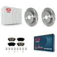 thumbnail image 1 of CMX Rear Disc Brake Rotors and Ceramic Pads Kit for Car Toyota Corolla K8C-103056, 1 of 11