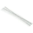thumbnail image 1 of Uxcell 22 Gauge 14" Alambre de tallo floral, 50 piezas de tallo de flor de hierro envuelto en papel, Blanco, 1 of 7