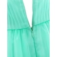 thumbnail image 6 of iEFiEL Kids Flowy Flower Girl Dress Cutout Back Wedding Birthday Party Dress Turquoise 14, 6 of 7