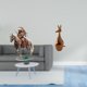 thumbnail image 2 of Figura decorativa de caballero acrílico con base, ideal como centro de mesa o decoración para el hogar. Resistente al agua. Regalo perfecto para decor, 2 of 8