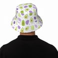 thumbnail image 7 of ZXCXRQFa Avocado Leaves Print Bucket Hat Summer Travel Fisherman Cap for Unisex Women Men Teens Outdoor use, 7 of 7