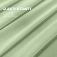 thumbnail image 4 of Silky Touch Chiffon Table Runner With Two Style Ribbon Ties - 10ft. Sage-Green Table Runner, Wedding Table Runner 29 x 120 Inches, Great Runner For Halloween Party, Christmas Event & Elegant Dining, 4 of 5