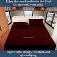 thumbnail image 4 of Best-Bedding RV Bunk Sheets 30 x 75 Inches Ivory Solid 4 PCs RV Sheet Set 8 Inches Deep for RV Mattress Ultra Soft Natural 100% Cotton 600-Thread-Count Stronger Durable RV Sheet Set, 4 of 4