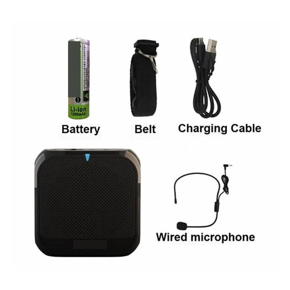 Voice Sound Audio Amplifier Bullhorn Megaphone Shop Loudspeaker For Portable Loud Speaker With Wired Microphone ,Powerful&Original Sound
