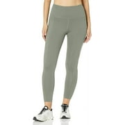 Danskin Women's High Rise Contour Bonded Legging, Agave Green, L