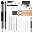 thumbnail image 1 of 40 Pcs Sketch Drawing Tools Blending Stump Set Accessories with Sandpaper Pencil Sharpener Pencil Extension Tool Erasers, 1 of 7