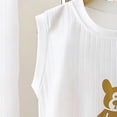 thumbnail image 5 of FSYBOA Girls Outfit Set, 2Piece Sleeveless Summer Holiday Tank Tops and Shorts Set Yellow Size 8T, 5 of 6