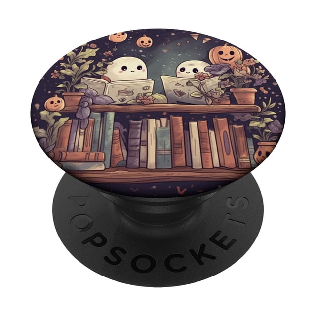 Libros de lectura PopSockets con adhesivo PopGrip Cute Ghosts