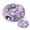 Purple Flower-Round, variant on Bubble Round Cat Tunnel For Indoor Cats Cream White