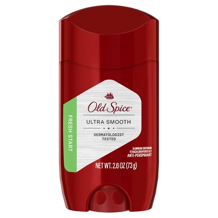 Old Spice Ultra Smooth Invisible Solid, Fresh Start, 2.6 Oz.