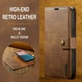 thumbnail image 4 of Detachable Wallet Case for iPhone 17 RFID Blocking Card Slots Holder Removable 2 in 1 Wallet Phone Case Premium PU Leather Magnetic Kickstand Shockproof Flip Protective Cover,Brown, 4 of 8