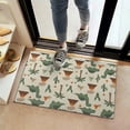 thumbnail image 2 of Beige Dinosaurs Volcanoes Pattern Door Rugs,Washable Non Slip Door Mats Indoor,Decorative Door Mats,Entry Mat Indoor for Entrance,Bedroom,Kitchen,Bathroom,16"x24", 2 of 6