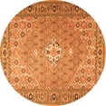 thumbnail image 1 of Ahgly Company Indoor Round Persian Orange Traditional Area Rugs, 3' Round, 1 of 1