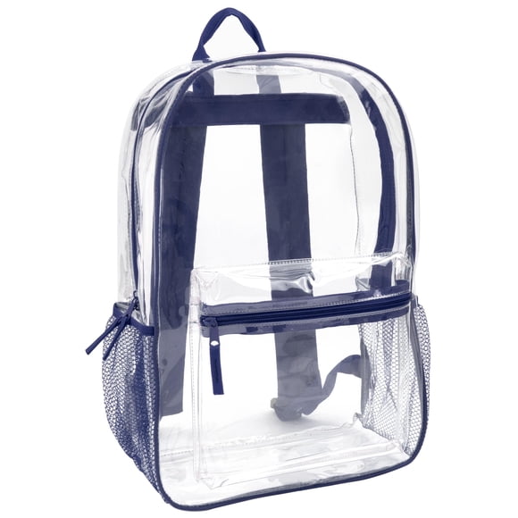 Mochila Trail maker PVC transparente para niños AZUL MARINO