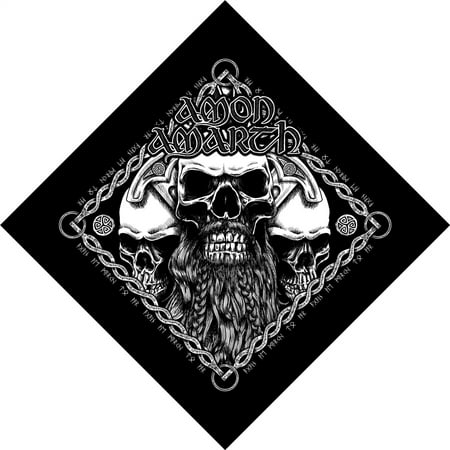 Amon Amarth Viking Skull Swedish Death Metal Music Band Bandana Head