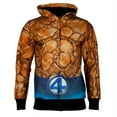 thumbnail image 1 of Fantastic Four - The Thing All Over Costume Zip Hoodie, 1 of 2