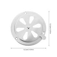 thumbnail image 2 of Niceauty 2Pcs Stainless Steel Oven Vent Covers Round Adjustable Air Ventilation Grilles, 2 of 6