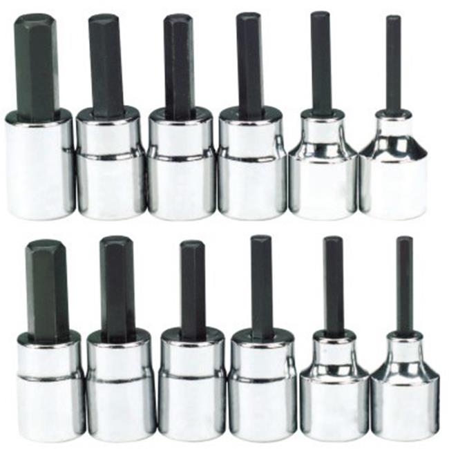 Blackhawk 578HW9412S 0.37 in. Drive Hex Bit Socket Set 12 Pieces Walmart Canada