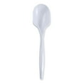 thumbnail image 4 of Boardwalk BWKSSMWPPWIW Mediumweight Wrapped Polypropylene Soup Spoons - White (1000/Carton), 4 of 8