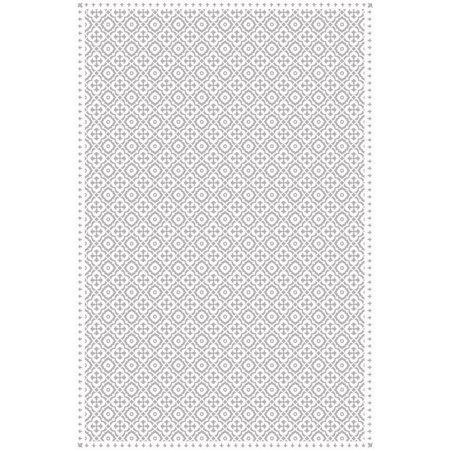 Grey Neutral Ceramics Vinyl Mat  Rectangle  3.2 x4.8