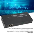 thumbnail image 4 of Ethernet Fiber Switch, Tx1310nm SC Port Single Mode 100 Mbps, 25km Range, RJ45 Port for CAT5E CAT6, 9KB Jumbo Frame Support, with IEEE 802.3ab for Fast Ethernet, 4 of 7
