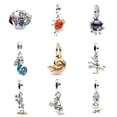 thumbnail image 2 of Disney Princess The Little Mermaid Ariel Colgante Para Pulseras Pandora Chapado En Plata DIY Joyería, 2 of 4