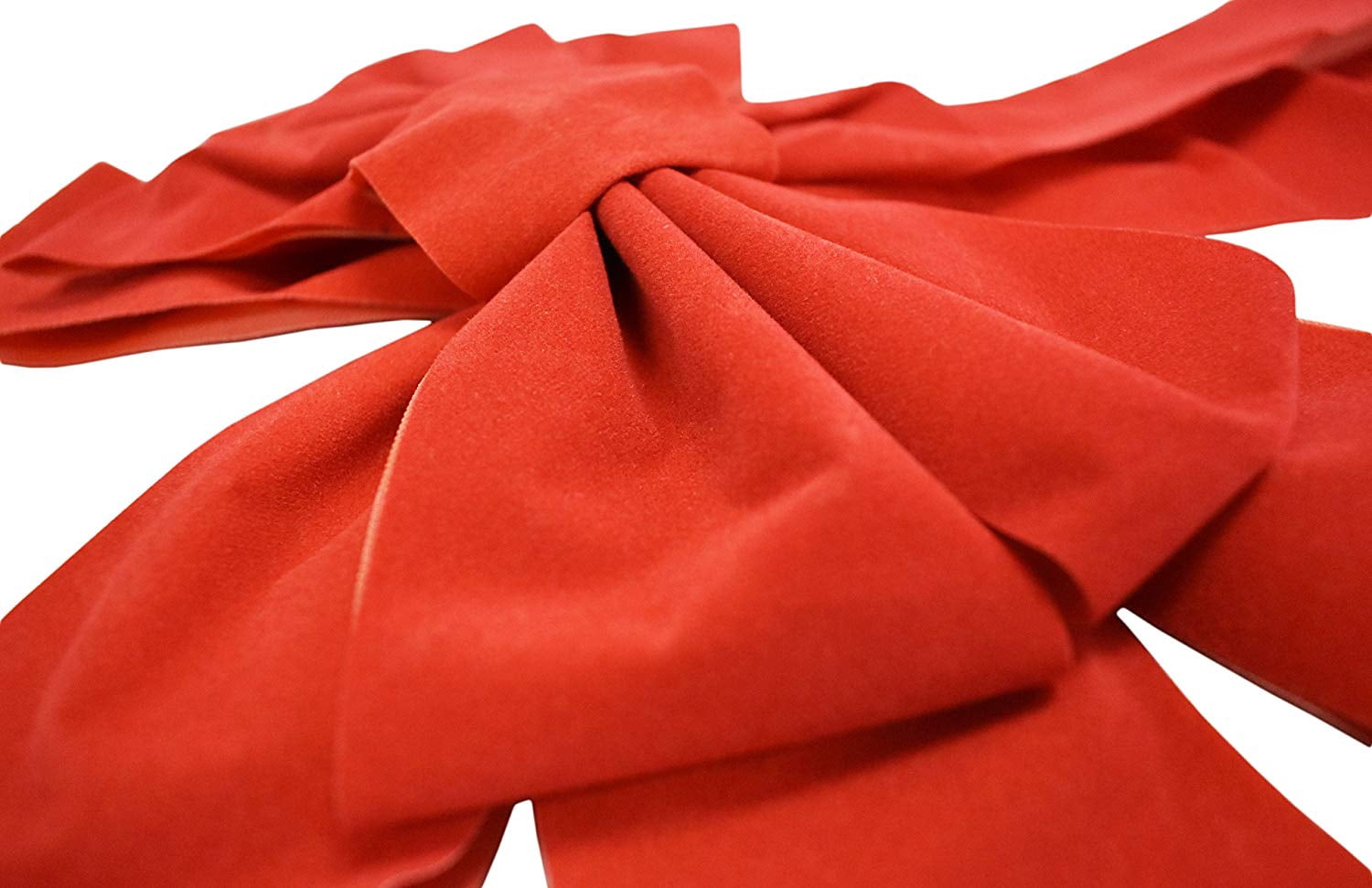 Black Duck Brand 26" x 11.5" Giant Red Velvet Holiday/Christmas Bows (12 Pack)