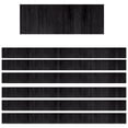 thumbnail image 1 of Bordure Droite en Bois&44; Noir - Pack de 6, 1 of 1