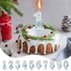 thumbnail image 1 of Velas Digitales de Cumpleaños con Temática de Hielo y Nieve (0-9 Años) | Decoraciones de Copos de Nieve para Tartas con Lentejuelas Azules | Velas de Cera para Fiestas de Cumpleaños de Niños y Niñas, 1 of 6