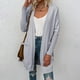thumbnail image 1 of Puntoco moda mujer Casual bolsillos manga larga Casual sólido abrigo cárdigan blusa Puntoco Puntoco-2562, 1 of 5