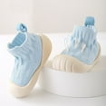 thumbnail image 2 of Miluxas Toddler Sock Shoes Baby Walking Shoes Infant Slippers Boys & Girls Soft Soled Non-Slip Sneakers Blue 0-6Months, 2 of 4