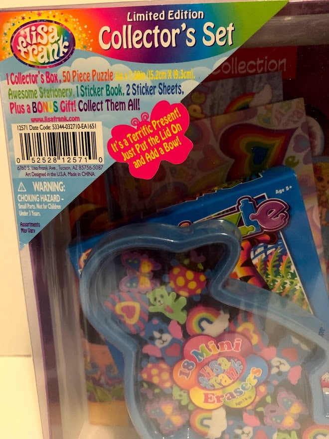 Pre-Owned Sealed Lisa Frank Limited Edition Collectors Set Puzzle Stationary Stickers