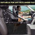 thumbnail image 5 of Bolsa transportadora para perros y gatos con asiento elevado, bolsa transportadora transpirable para mascotas, cinturón de seguridad para perros y gatos ER, 5 of 5
