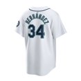 thumbnail image 3 of Men's Seattle Mariners Baseball Jersey RODRIGUEZ 44# HERNANDEZ 34# LEWIS 1# Adult Replica Player Name Navy Jersey, 3 of 4