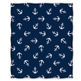 thumbnail image 2 of Manta Jekeno Nautical Anchor Azul Marino 152x203 cm, 2 of 6