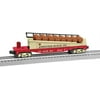 Lionel O Scale Anheuser-Busch Barrel Ramp Car Electric Powered Model Train Rolling Stock