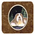 thumbnail image 1 of Starry Night Bearded Collie Foam Coasters, Set Of 4, 1 of 1