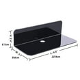thumbnail image 3 of Chok 4Pcs Floating Wall Shelves Self Adhesive Floating Corner Shelves Small Display Shelf, 3 of 6