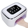 thumbnail image 2 of Nail Dryer Lamp, Time Touch Button Control UV LED Nail Lamp Intelligent With Automatic Infrared Sensor 12000mAH Lithium Battery For Manicure Store For DIY Nails EU Plug,UK Plug,US, 2 of 8