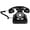Black, variant on Bangcool Corded Landline Telephone, Landline Phones for Home, Black Vintage Rotary Phone, Desk Telephone for Home, Office, Hotel Decoration
