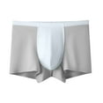 thumbnail image 3 of Dxzfnsa Men's Trunks Underwear Soft Breathable Comfort Flex Waistband Cool Underpants for Men Boxer Briefs for Men,Gray-2XL, 3 of 5
